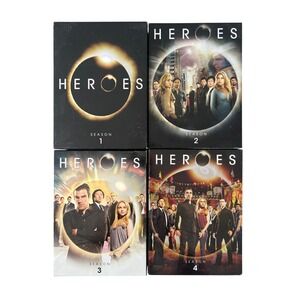 Heroes The Complete Series DVD Seasons 1 2 3 4 NBC Sci-Fi Drama Box Set Bundle
